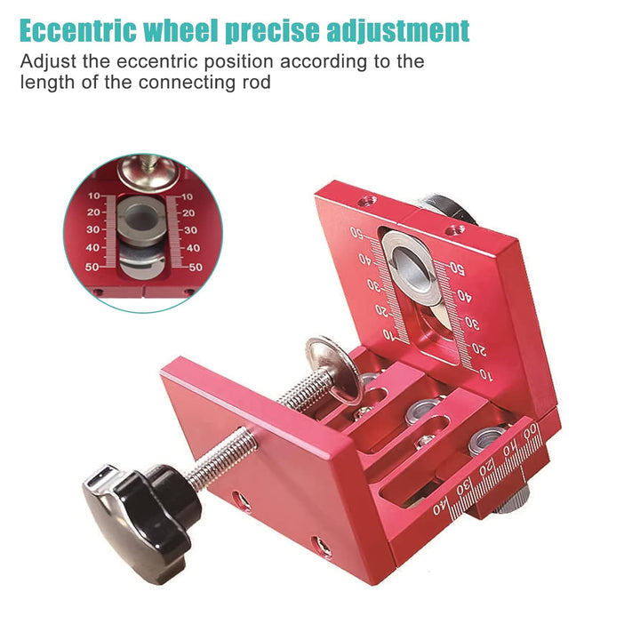 Pocket Hole Jig Set,CEIEVER 4 in 1 Taschenloch Bohrschablone Multifunktion Bohrer-Locator mit Positi