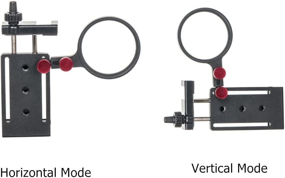 Came-TV Aluminium-Handy-Stativhalterung mit 52 mm Adapter für Filter und Objektiv mit Kaltschuhhalte