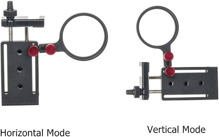 Came-TV Aluminium-Handy-Stativhalterung mit 52 mm Adapter für Filter und Objektiv mit Kaltschuhhalte