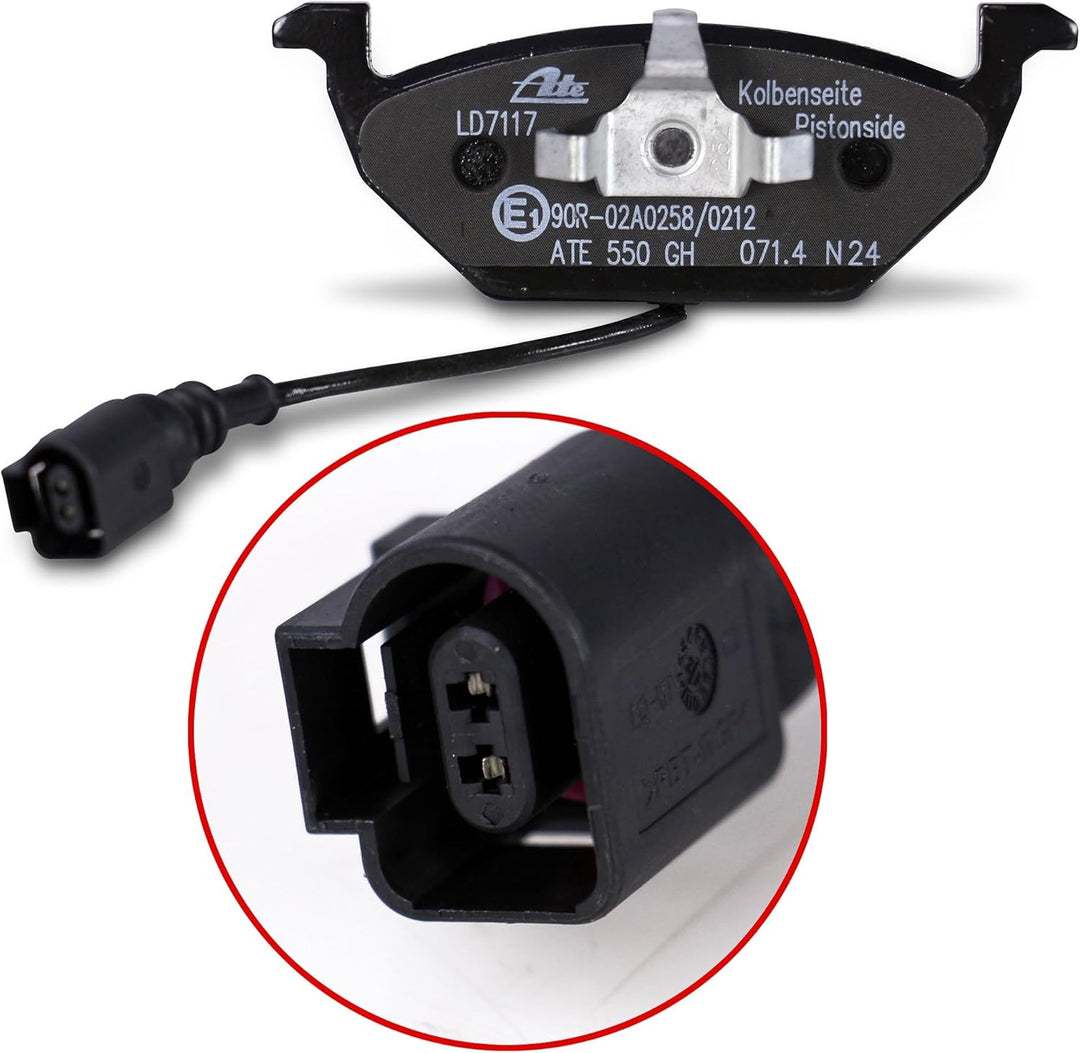 ATE 13.0470-7117.2 Bremsbelagsatz, Scheibenbremse