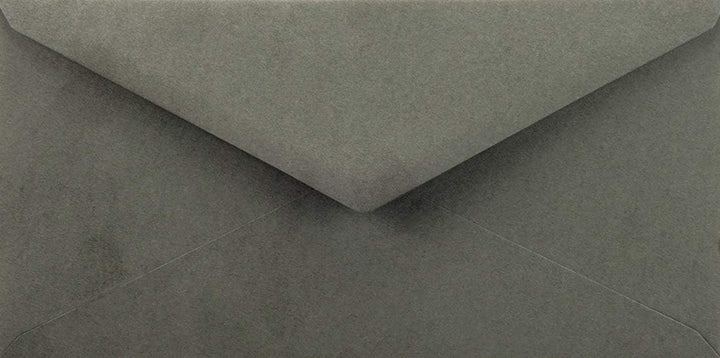 Netuno 100 Briefumschläge Graphit-Dunkel-Grau DIN lang 110 x 220 mm 115g Sirio Color Antracite Brief