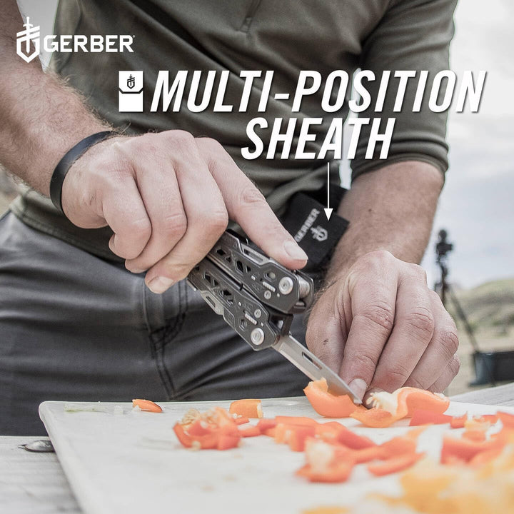 Gerber Multifunktionswerkzeug mit Nylon-Scheide und 17 Funktionen, Truss Multi-tool, 30-001546 17 To