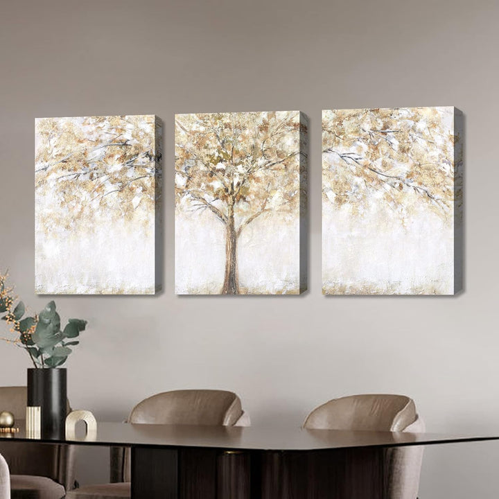 3 Panels Mit Rahmen Baum Leinwand Bilder Kunstdrucke Leinwand Malerei Poster Bild Moderne Wanddeko W