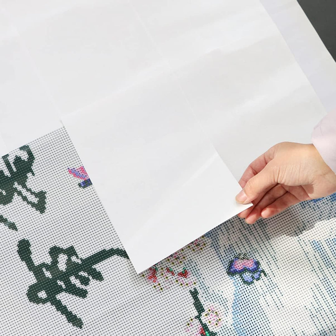 Ciieeo Malutensilien 50 Blatt Diamant-malerei-aufkleber Doppelseitiges Trennpapier Werkzeuge Zum Mal