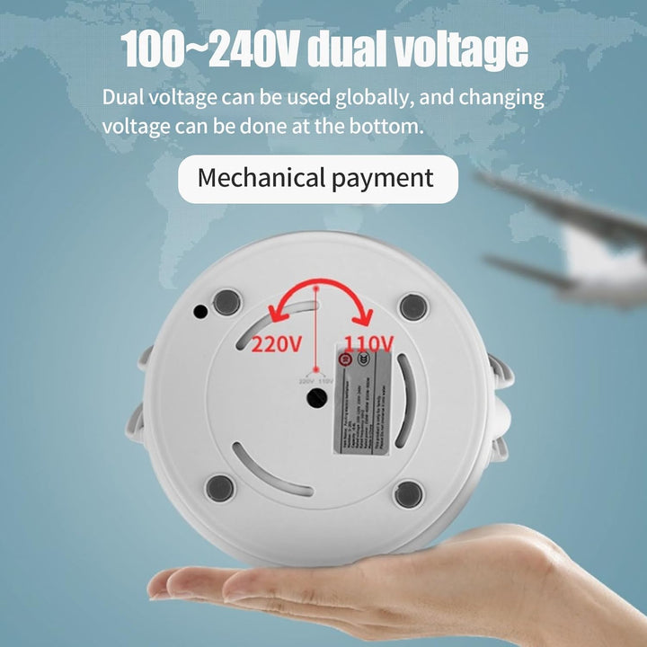 Elektrischer Hot Pot Faltbar,CEIEVER Tragbarer Reisekocher 1L Tragbarer Faltbarer elektrischer Kocht