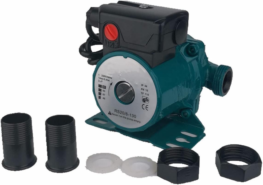 ZYIY 3-Gang-Wasserdruckerhöhungspumpe 46/67/93 W Warmwasser-Umwälzpumpe 230 V/50 Hz Haushalts-Dusche