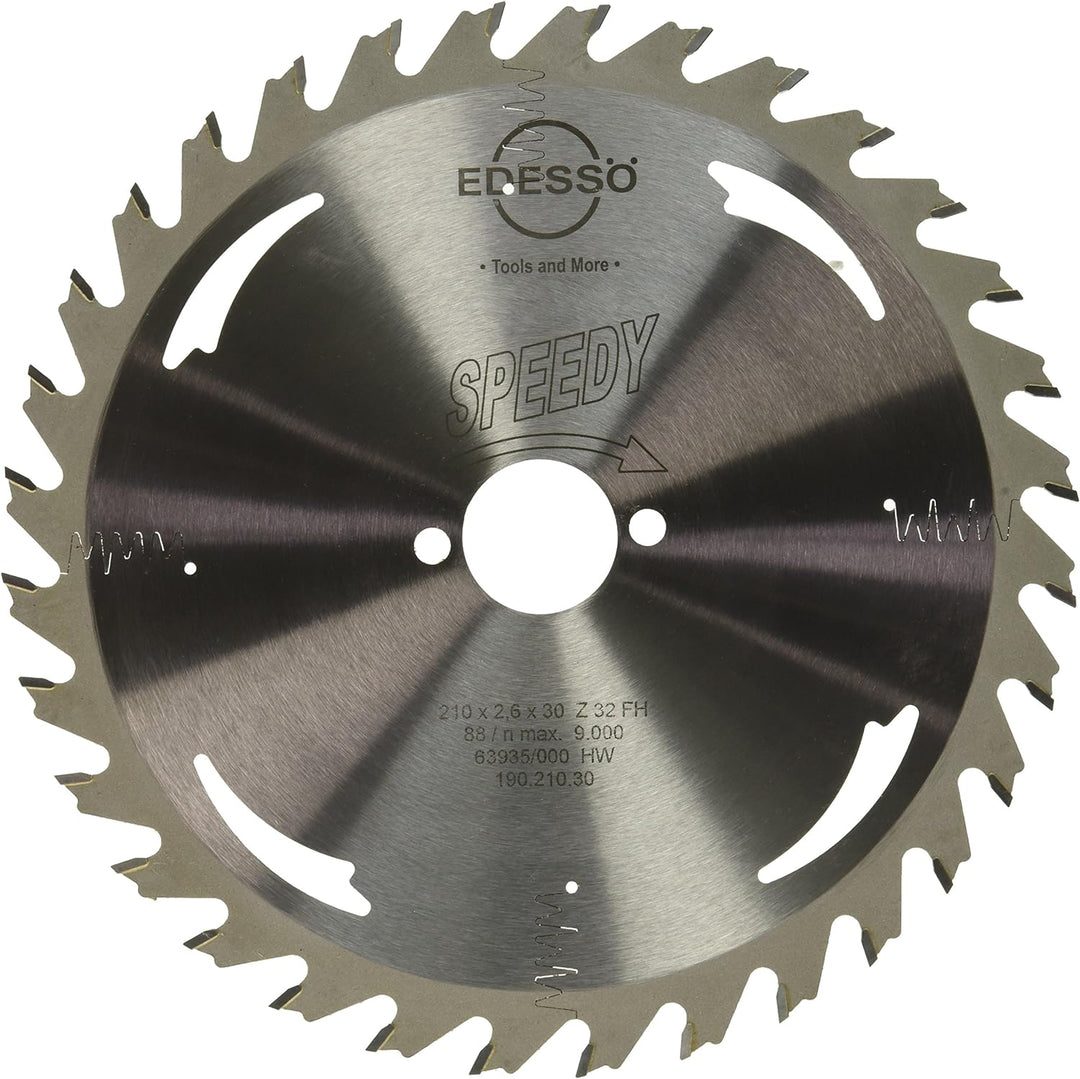 Edessö 19021030 HM-Kreissägeblatt Präzision 2/7/42 HW 210x2, 6/1, 8x30 Z=32 FH, Silber