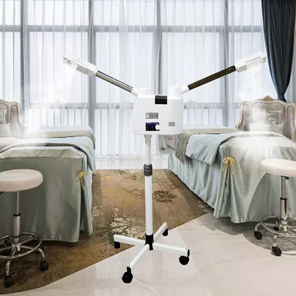 BJTDLLX Gesichtsdampfer Bedampfer Verdampfer Gesichtssauna Heiss Kalt Gesicht Dampfgerät 800 Watt Da