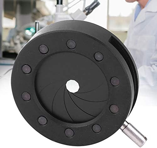 Einstellbare Irisblendenblende Mikroskop-Irisadapter Aperture Einstellbare Linse Optische Blende für