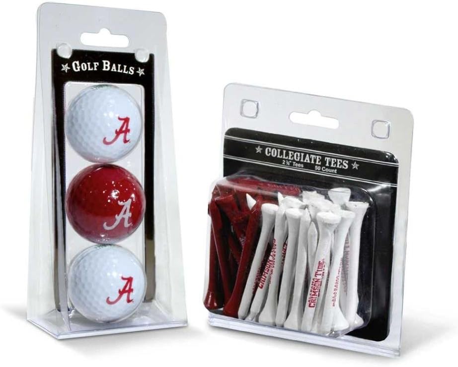 Team Golf Golf-Tees mit NCAA-Logo (3 Stück) und 6,4 cm Regelung (50 Stück), Mehrfarbig - Ballfarben