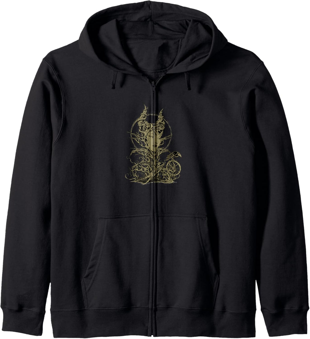 Disney Sleeping Beauty Maleficent Crow Branches Kapuzenjacke