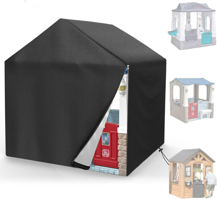 MRWIZMS Spielhaus Kinder Outdoor Abdeckplane, Schutzhuelle Spielhaus für Kinder, 420D Oxford-Tuch Wa