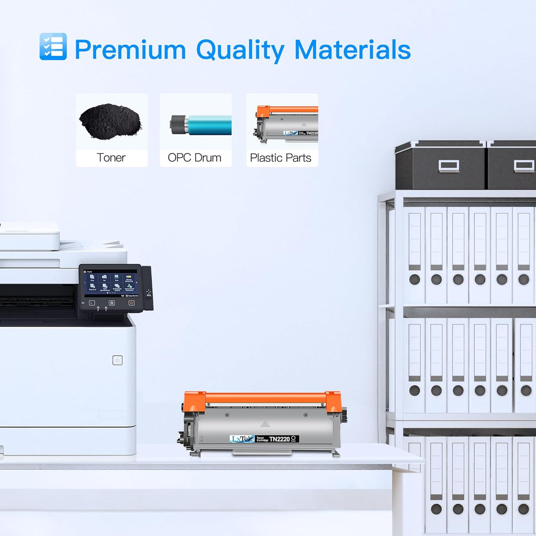 LxTek Toner TN2220 TN 2220 Kompatibel für Brother TN2220 TN-2010 für Brother MFC-7360N MFC-7460DN MF