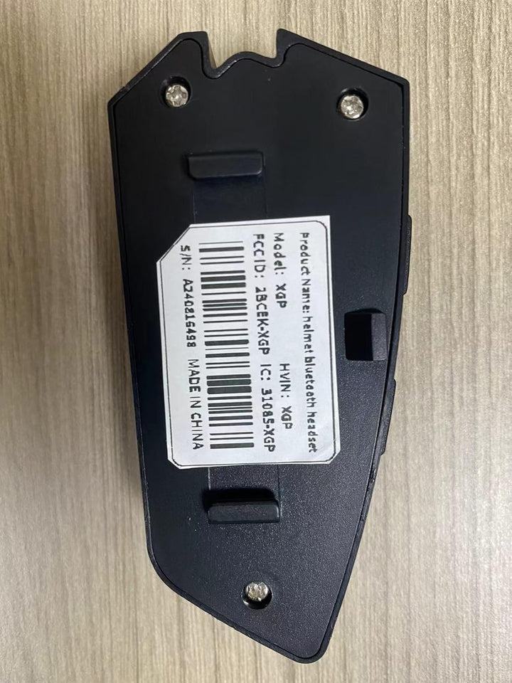 XGP X1 Motorrad Bluetooth Headset V5.3 mit Sprachassistent, 40mm Helm kopfhörer mit IP67 wasserdicht