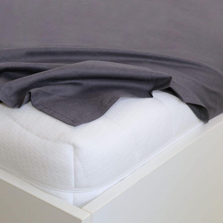 TRAUMSCHLAF Edel-Linon Bettlaken Haustuch anthrazit, 220x260 cm Anthrazit 220x260 cm, Anthrazit 220x