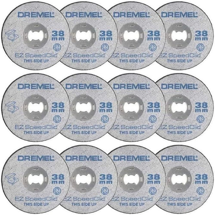 Dremel SpeedClic SC456B Metall-Trennscheiben, Zubehörsatz & SC407 EZ SpeedClic Schleifband mit Schle