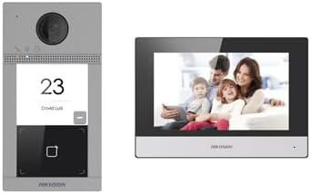 Hikvision IP-Video-Türsprechanlage Kit für Villa oder Haus. nur eine Ruftaste. DS-KIS604-S(C)(O-STD)