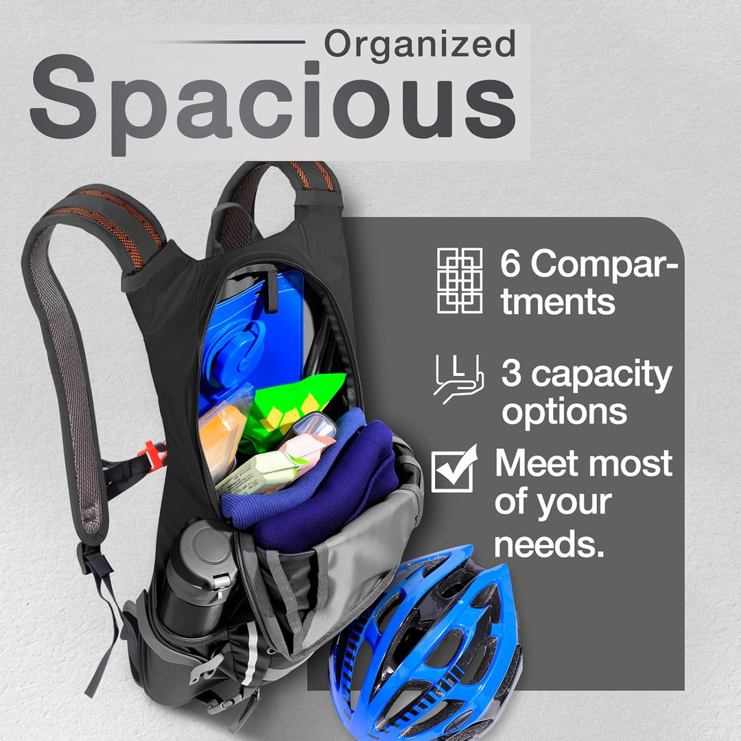 SPGOOD Fahrradrucksack 20L/25L/30L (9 Farben)-Wasserdichter Ultraleicht-für Damen & Herren Multifunk
