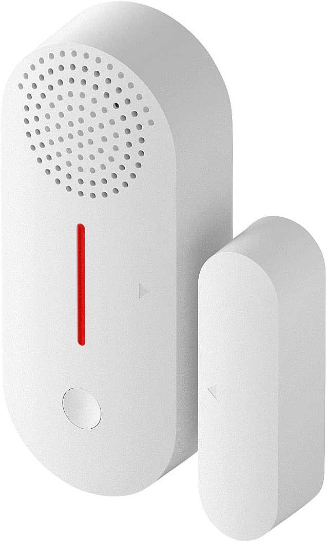 VisorTech Türkontakt Alarm WLAN: 4er-Set 2in1-WLAN-Tür- & Fensteralarm, Sirene, App und Sprachsteuer