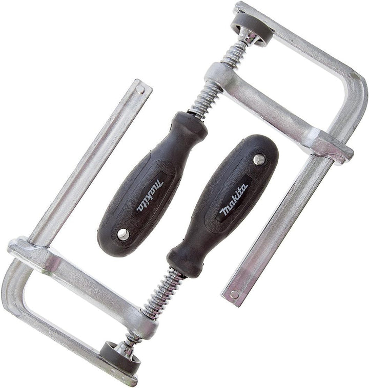 Führungsschienenadapter D & 194385-5 Schraubzwinge 1 Paar (2 Stück), Silber, 5 x 160 mm Bundle mit S