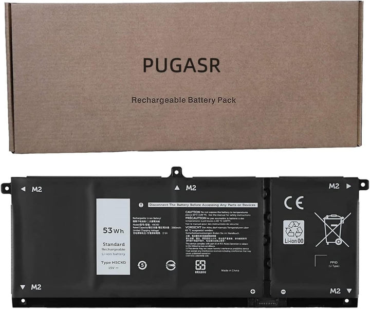 PUGASR H5CKD Laptop Akku Kompatibel mit Dell Vostro 5300 5401 5501 Latitude 3410 3510 Inspiron 5300