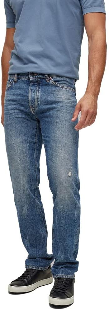 BOSS Herren Maine Bc-l-b Jeans_Trousers 30W / 32L Blau, 30W / 32L Blau