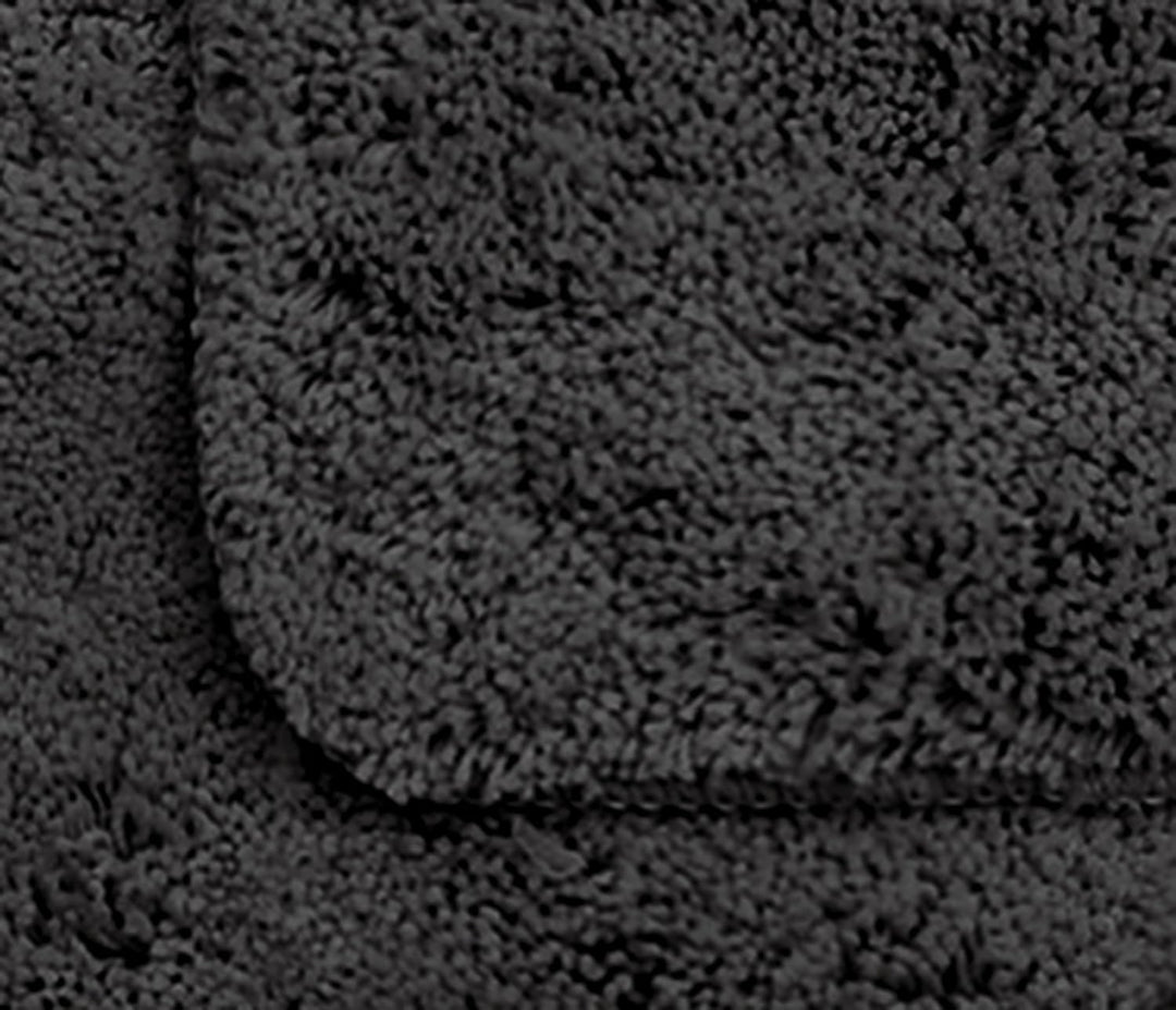 Brandsseller Badematte 70x120 cm Badezimmerteppich Badvorleger Badeteppich Schwarz