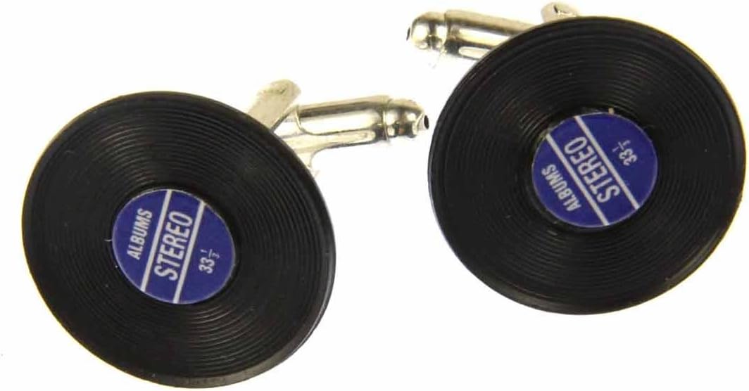 Miniblings Schallplatte LP Vinyl DJ Manschettenknöpfe - Handmade I Manschettenknopf Cufflinks Hemdkn