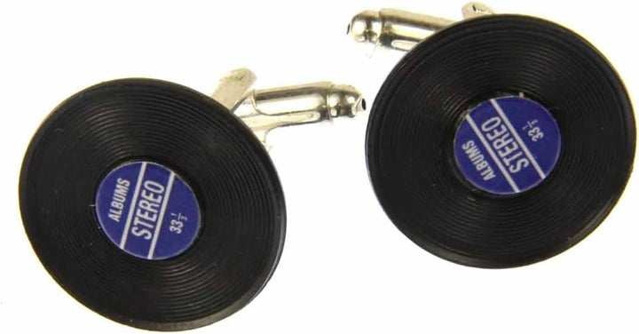 Miniblings Schallplatte LP Vinyl DJ Manschettenknöpfe - Handmade I Manschettenknopf Cufflinks Hemdkn