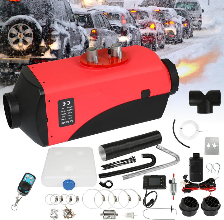 Randaco Standheizung Diesel, 5KW 12V Diesel Lufterhitzer, Luft Dieselheizung mit Fernbedienung & Ölp