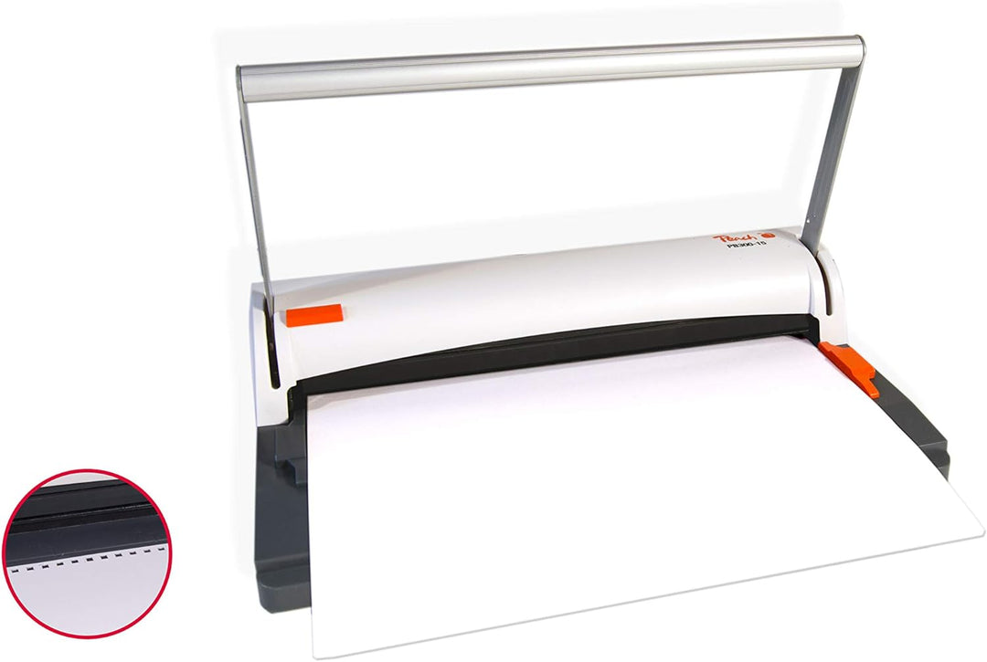 Peach Draht Bindemaschine - bindet 60 A4 Seiten - inkl. kostenloses Starterset für 20 Bindungen - PB