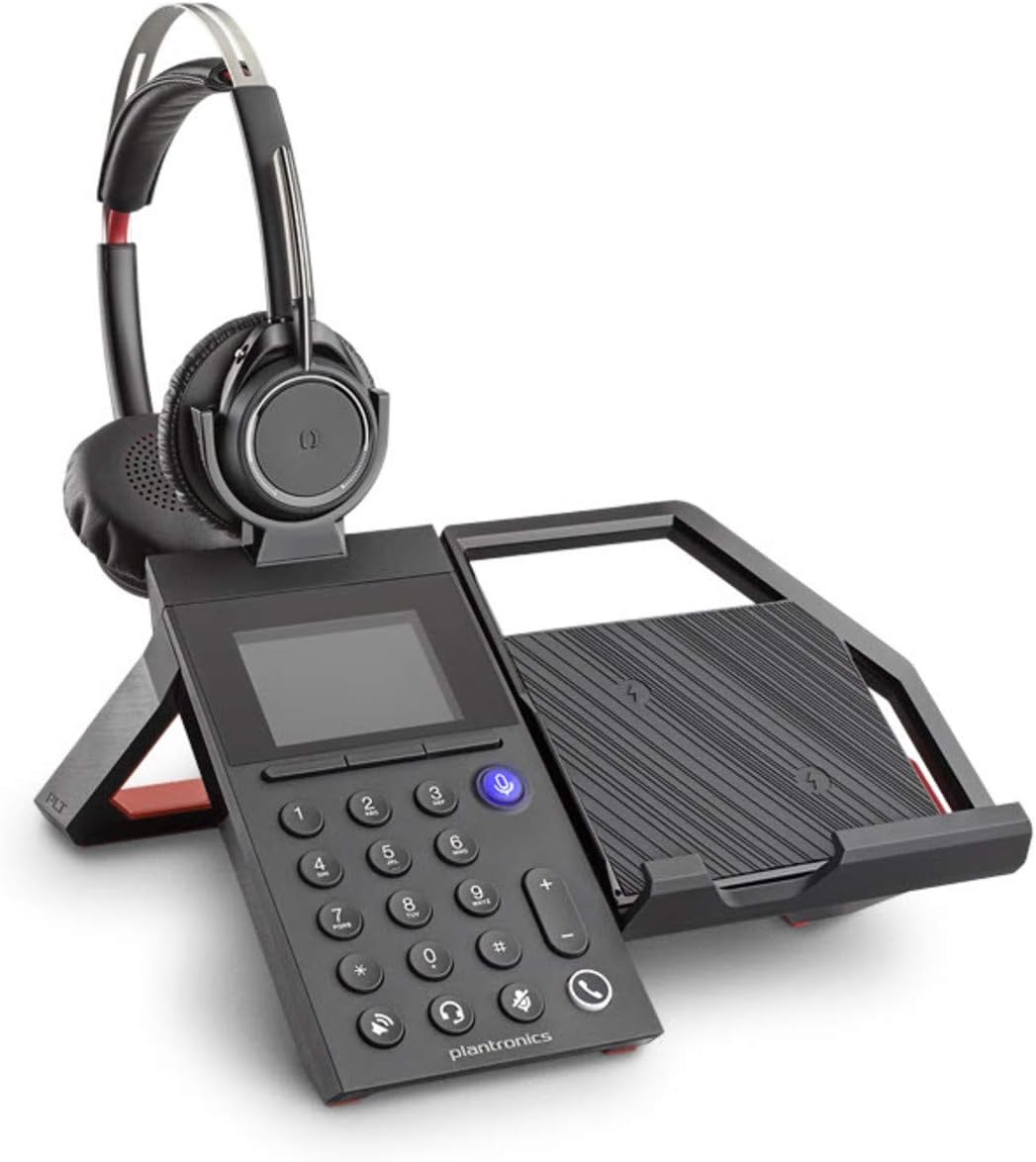 Poly Tischtelefonlösung 'Elara 60 WS ' für Voyager Focus inklusive Headset und Microsoft Teams Taste