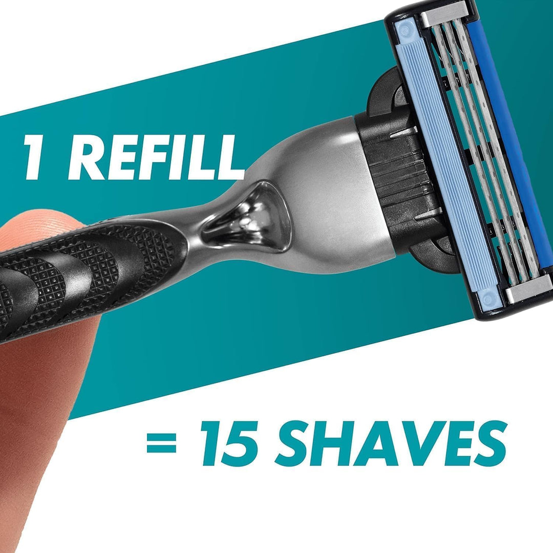 Gillette Mach3 Rasierklingen + 12 Rasierklingen Für Männer