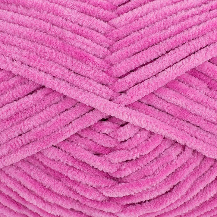 Gründl Funny uni Strick- & Häkelgarn (samtartiges Chenille-Garn aus 100 % Polyester, 10 x 100 g / 12