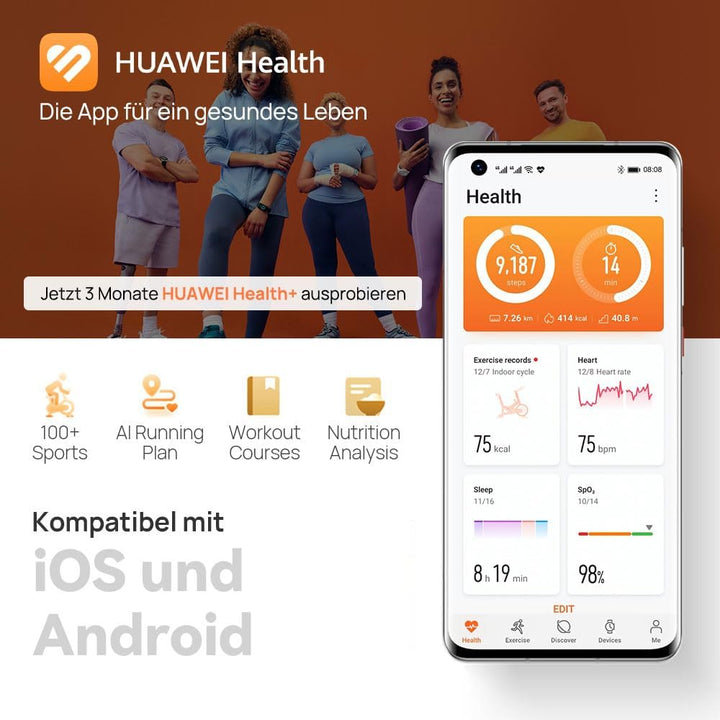 Huawei Watch Fit 2 Active Black, 55028894, One Size