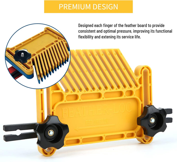 Feather Board, Featherboards, Carpentry Aid Handwerkzeugsatz Holzbearbeitungsrouter für Tischkreissä