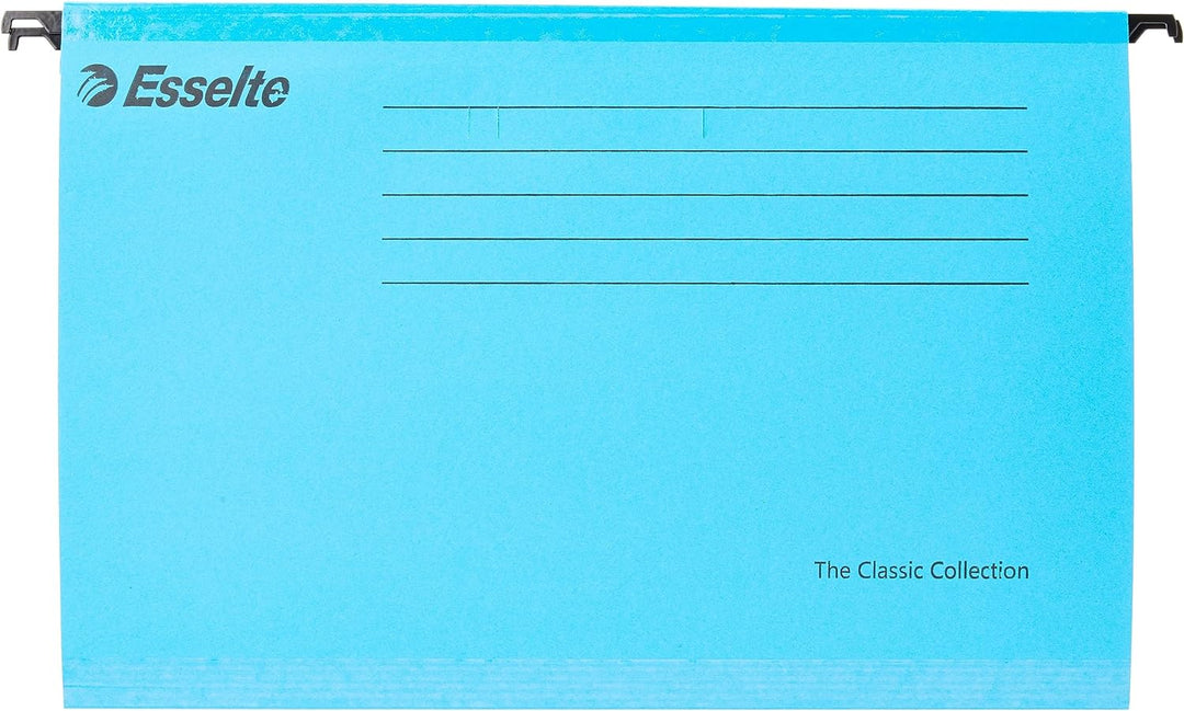 Esselte Pendaflex Hängemappen, Foolscap-Format, 25 Stück, blau 25er-Packung 40.5 × 24 cm blau, 25er-