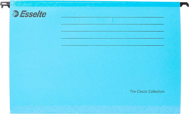 Esselte Pendaflex Hängemappen, Foolscap-Format, 25 Stück, blau 25er-Packung 40.5 × 24 cm blau, 25er-