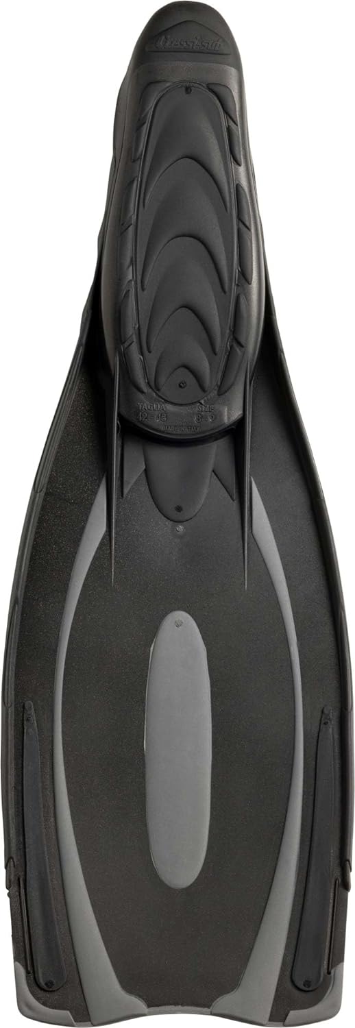 Cressi Reaction Pro Fins - Flossen zum Tauchen, Freitauchen und Schnorcheln, Adult Unisex 36/37 Schw