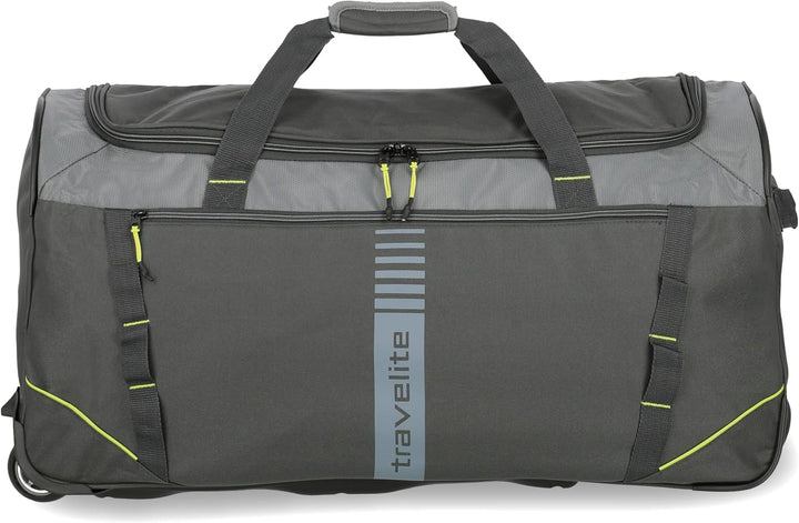 travelite 2-Rad Trolley Grösse L, Gepäck Serie BASICS ACTIVE: Weichgepäck Reisetasche mit Rollen im