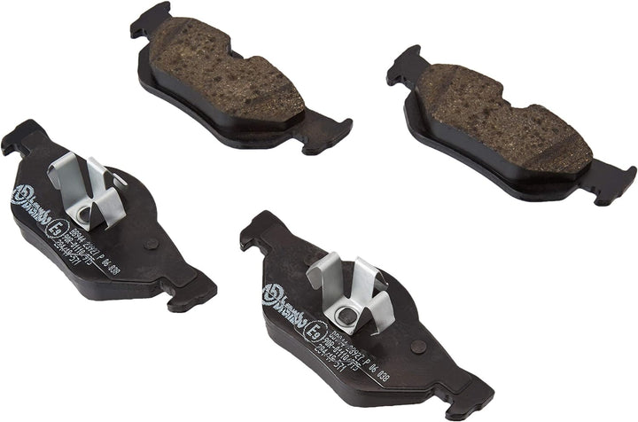 Brembo P 06 038 Bremsbelagsatz, Scheibenbremse - (4-teilig) & A00212 Verschleissanziger für Bremsbel