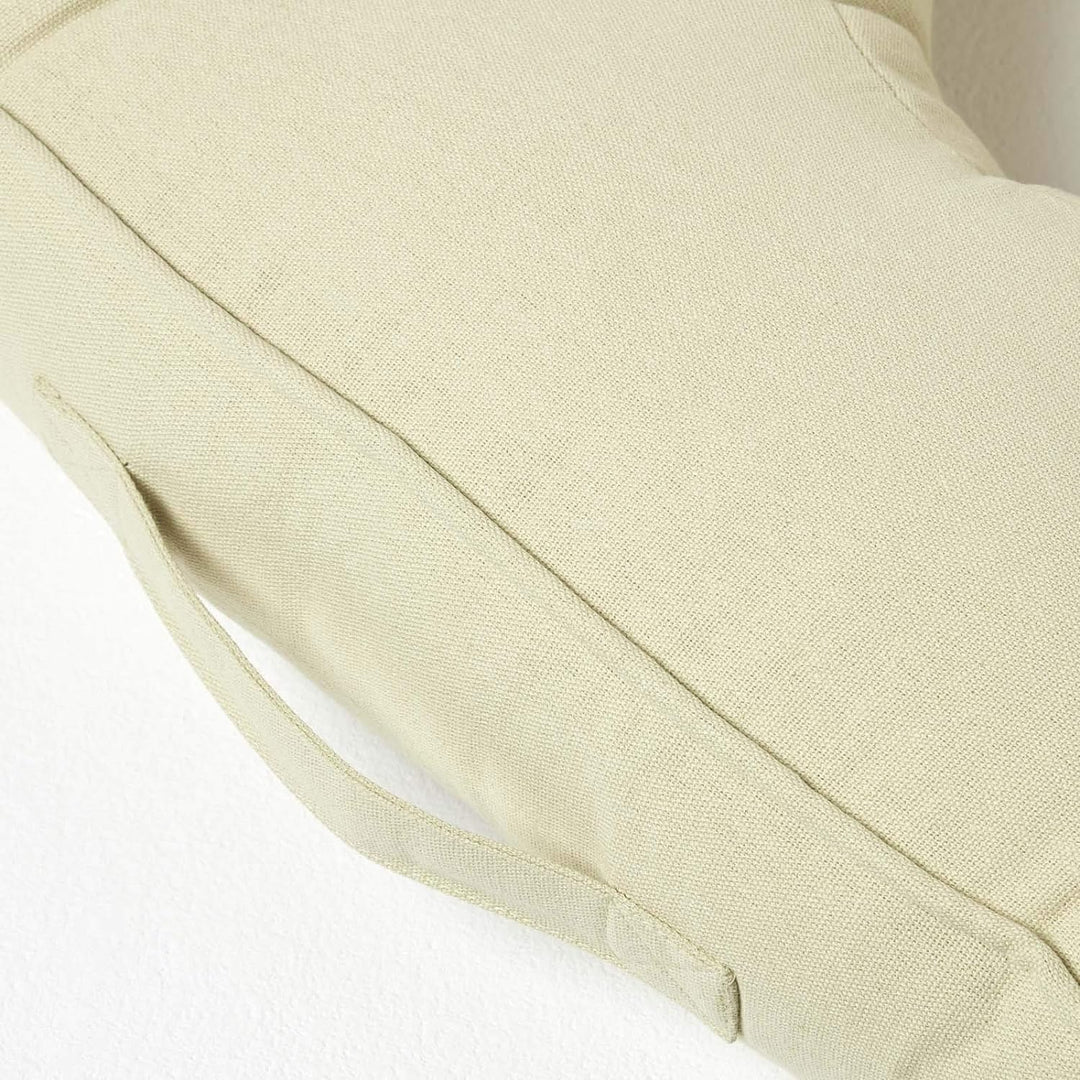 Homescapes Entlastungs-Kissen lindgrün 50x50 cm, orthopädisches Sitzkissen mit Aussparung, Lochkisse