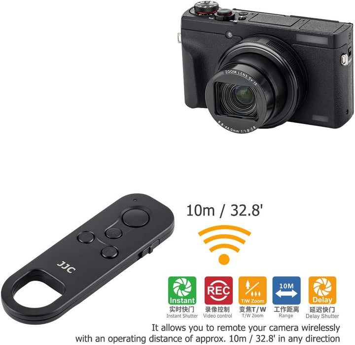 JJC BR-E1 Bluetooth Fernauslöser Fernbedienung für Canon EOS R10 R7 R6 R5 R3 R RP 90D 77D 850D 800D