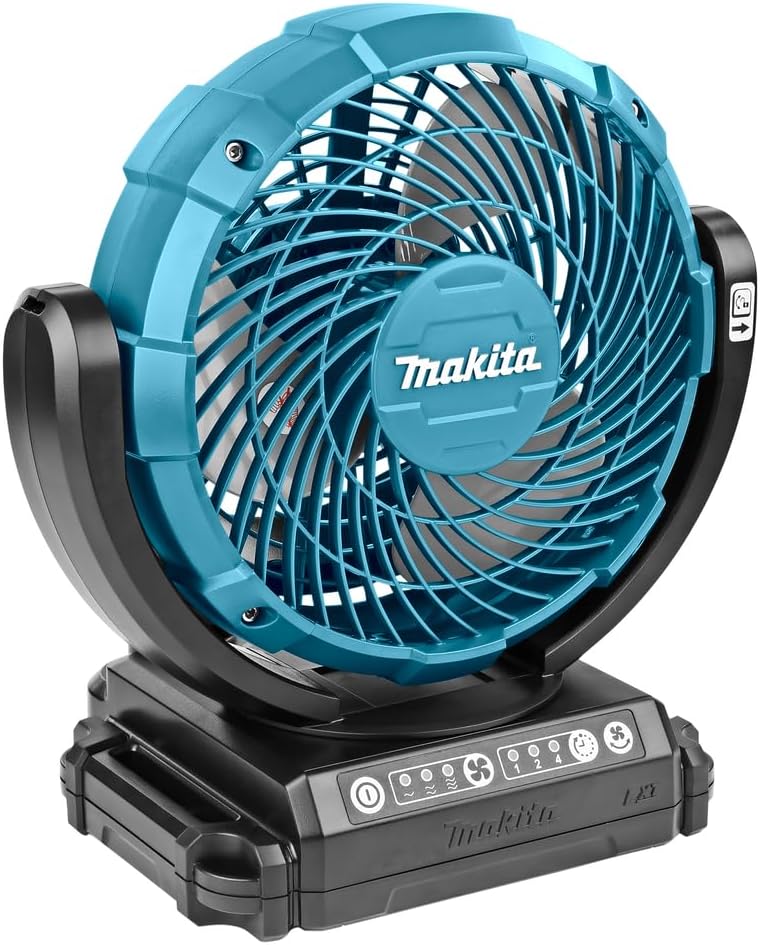Makita DCF102Z Akku Lüfter 18 V (ohne Akku, ohne Ladegerät), Blau, 101 101 Blau, 101 Blau