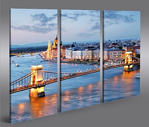 islandburner Bild Bilder auf Leinwand Budapest 3p XXL Poster Leinwandbild Wandbild art up your life