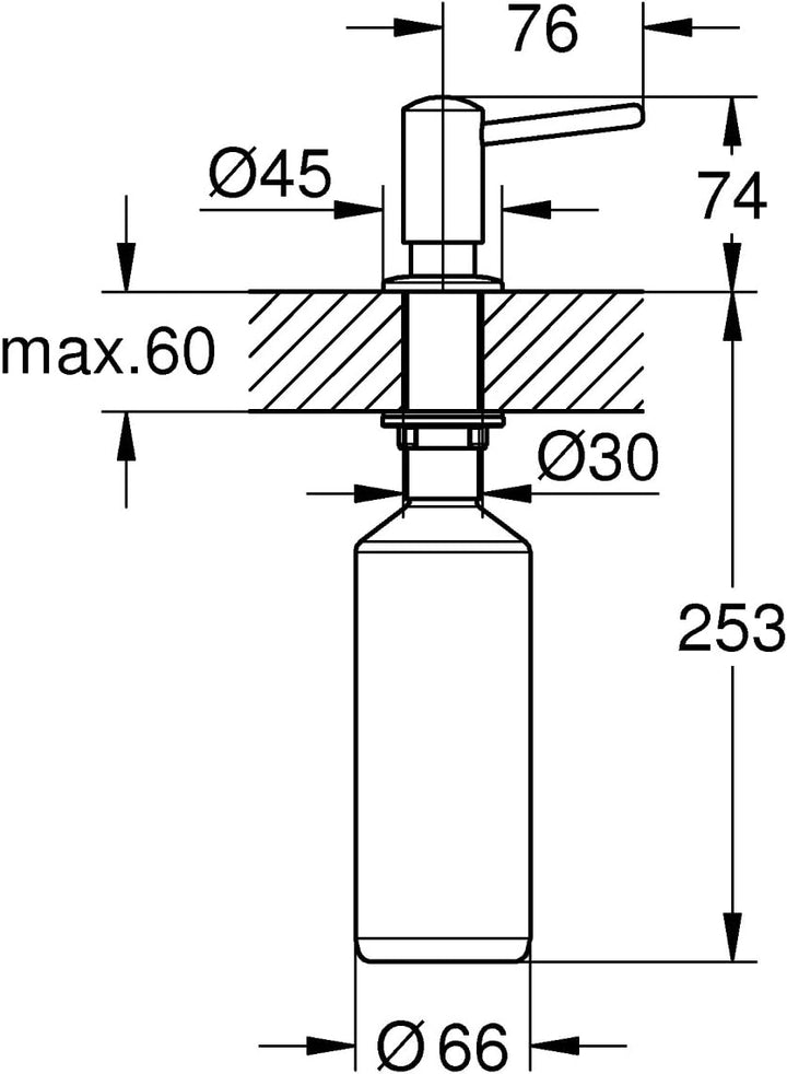 Seifenspender Cromo Satinato Modern, Cromo Satinato Modern