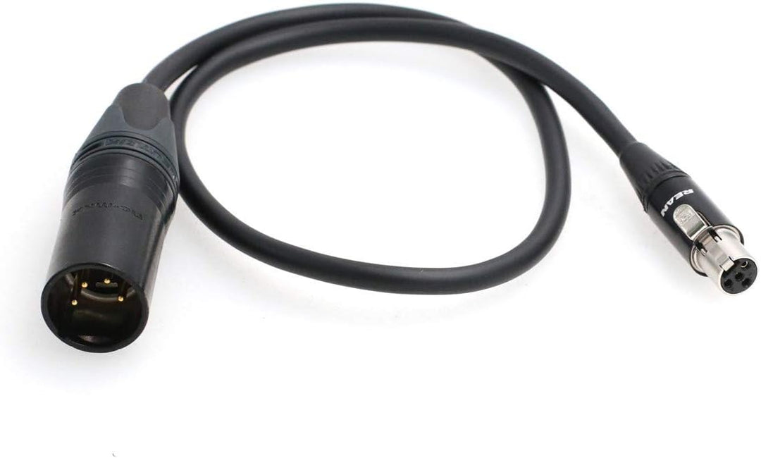 12 V Stromkabel XLR 4-polig auf Mini-XLR 4-polig für TVLogic, Alphatron EVF Monitor 50,8 cm (20 Zoll