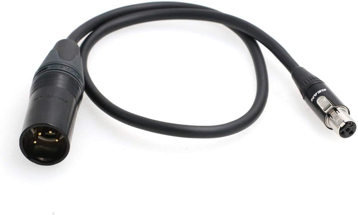 12 V Stromkabel XLR 4-polig auf Mini-XLR 4-polig für TVLogic, Alphatron EVF Monitor 50,8 cm (20 Zoll