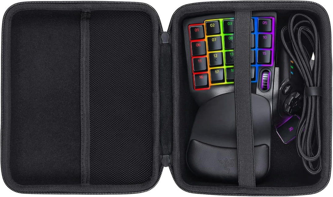 co2CREA case Harte reiseschutzhülle Etui Tasche für Razer Tartarus Pro / V2 Gaming Keypad (Nur Tasch
