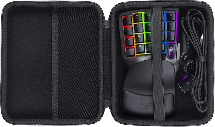 co2CREA case Harte reiseschutzhülle Etui Tasche für Razer Tartarus Pro / V2 Gaming Keypad (Nur Tasch